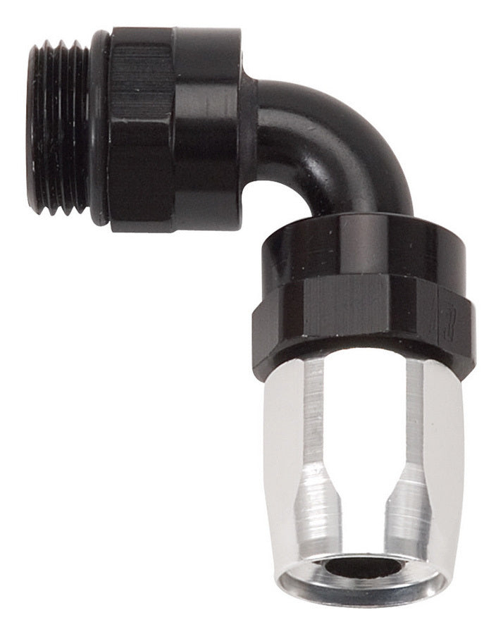 Russell 612433 #8 90 Deg Swivel Hose End to #10 Port Black Russell 612433