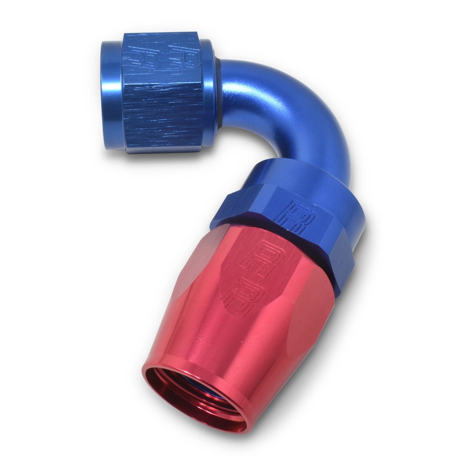 Russell 613400 6AN 120Deg Hose End ProClassic Blue/Red Russell 613400