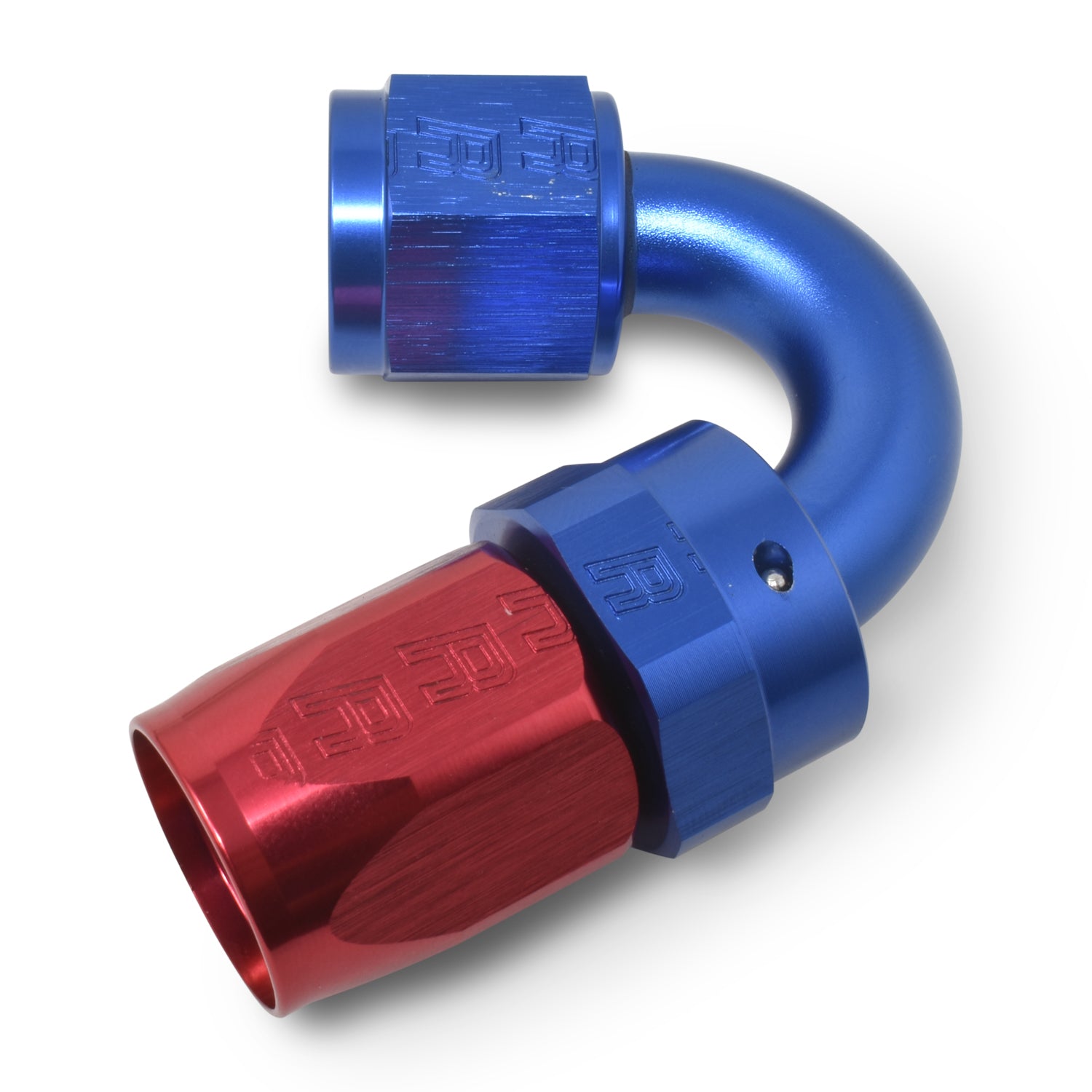 Russell 613450 6AN 150Deg Hose End ProClassic Blue/Red Russell 613450