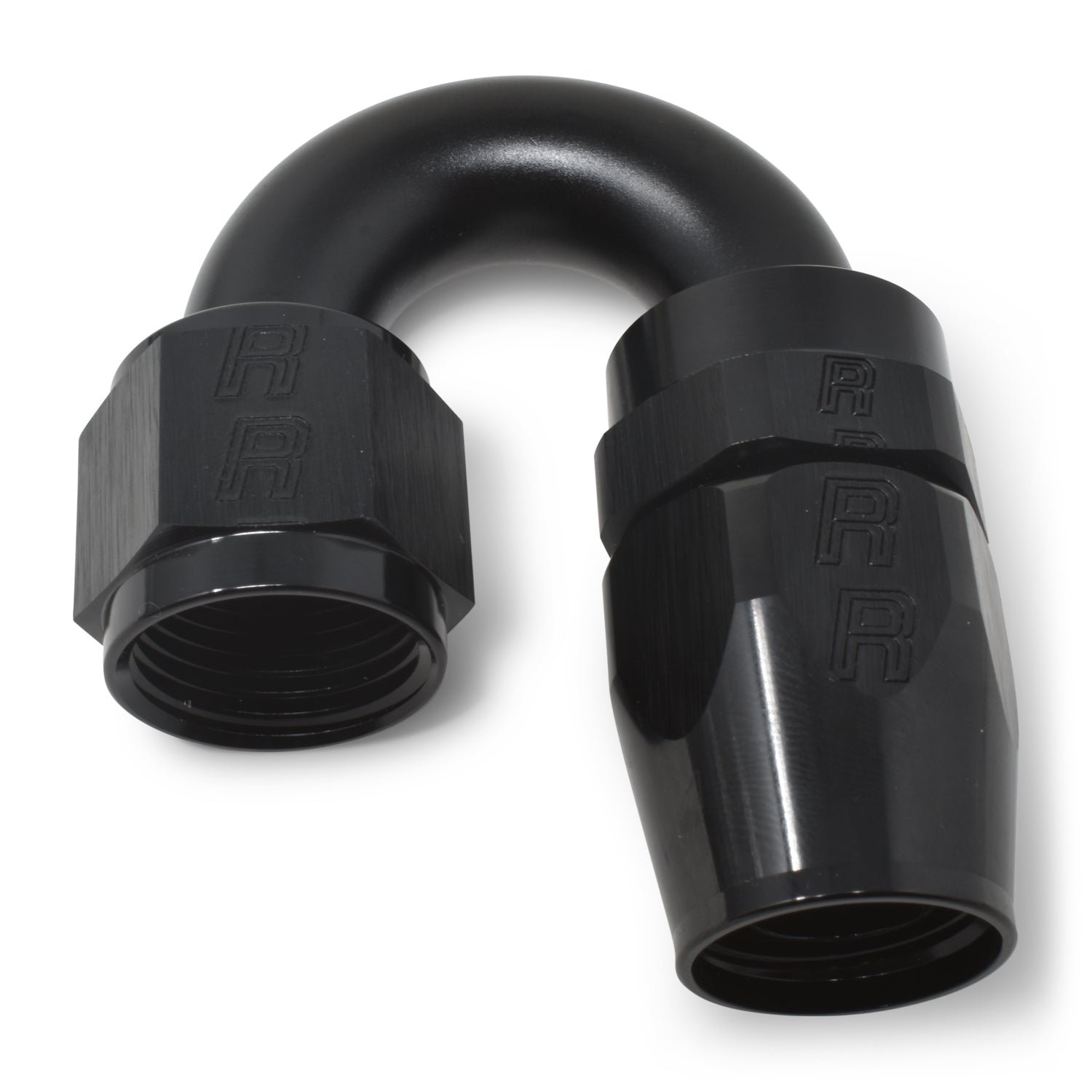 Russell 613525 10AN 180Deg Hose End ProClassic Swivel Black Russell 613525