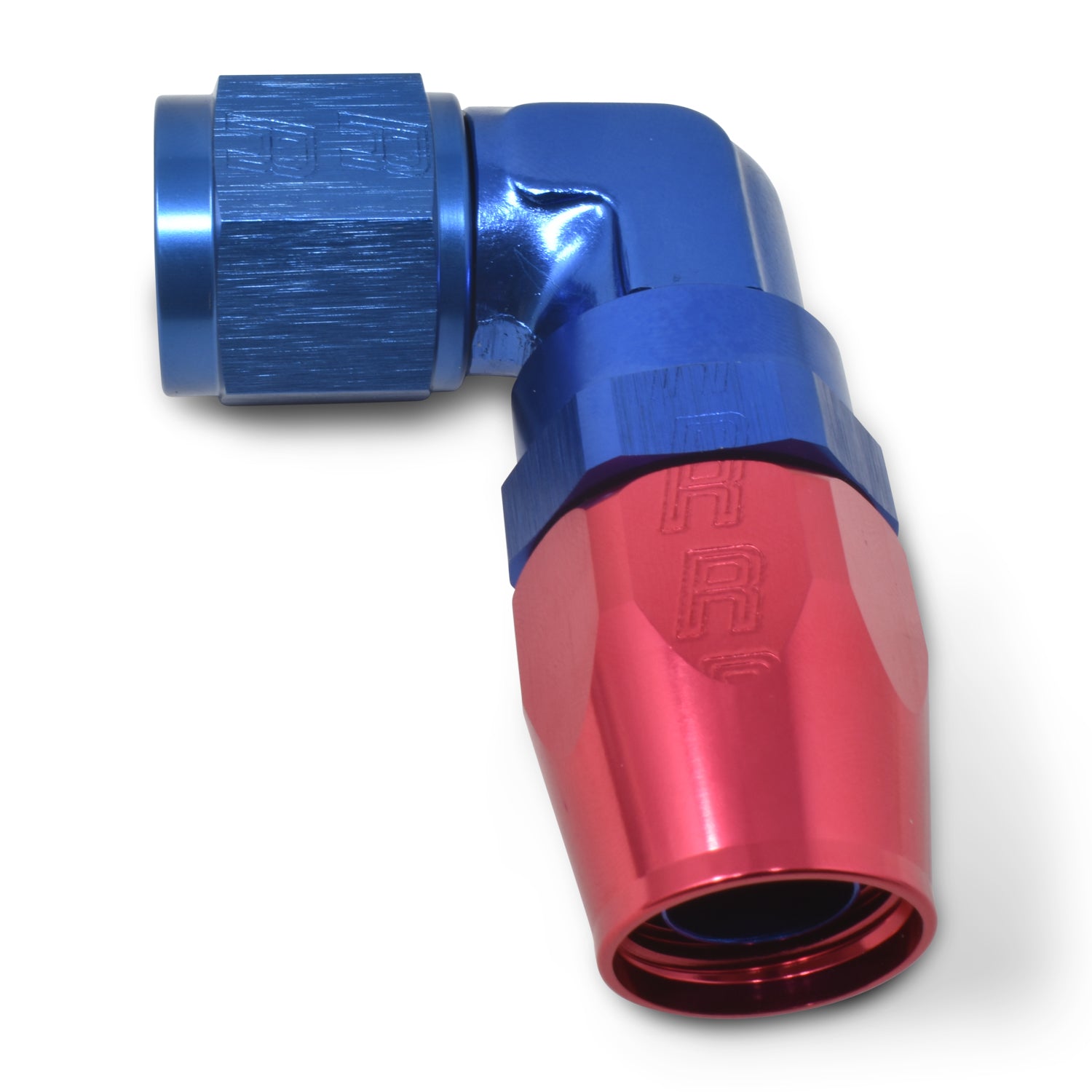 Russell 613640 6AN 180Deg Hose End ProClassic Blue/Red Russell 613640