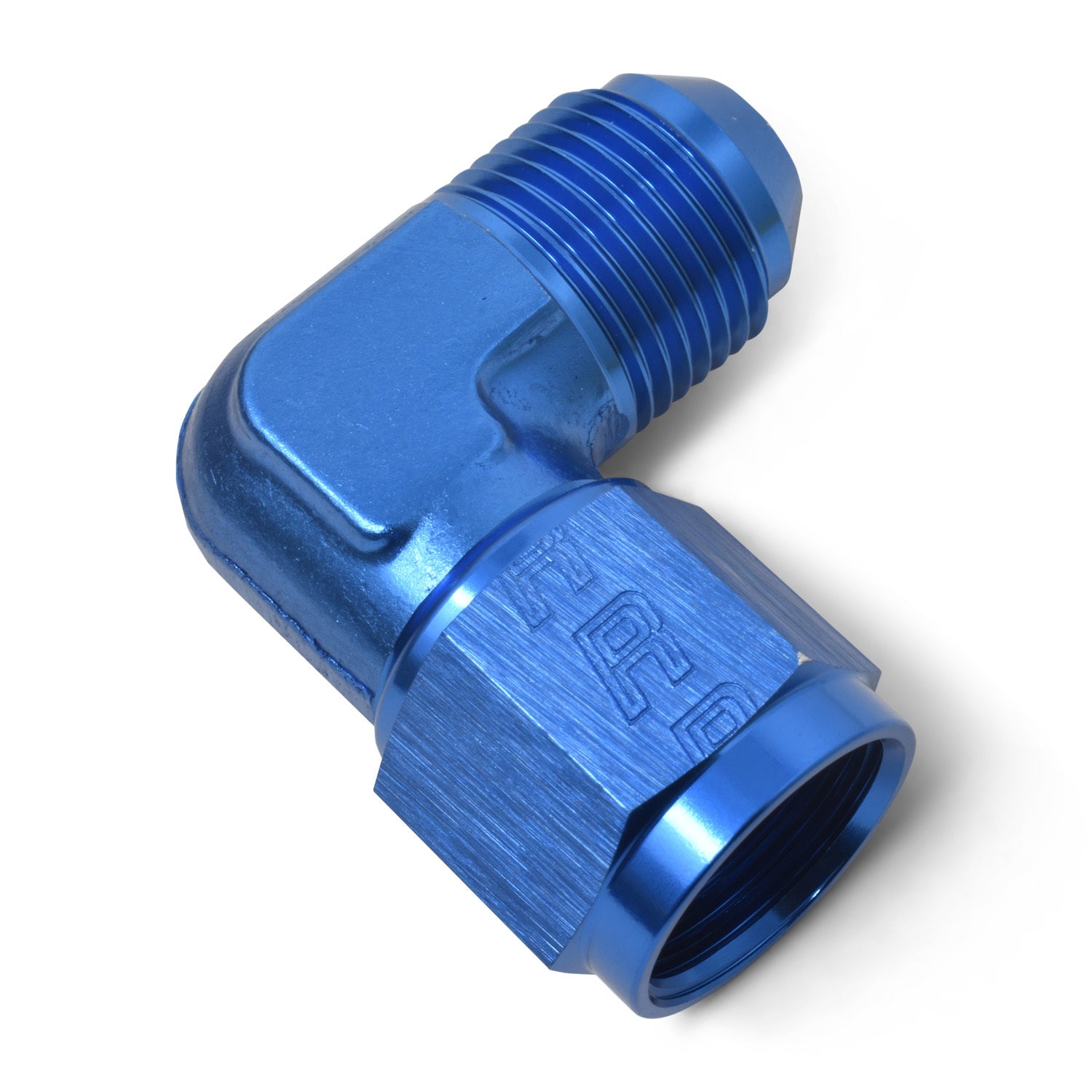 Russell 614804 4AN 90Deg Swivel Union Blue Russell 614804