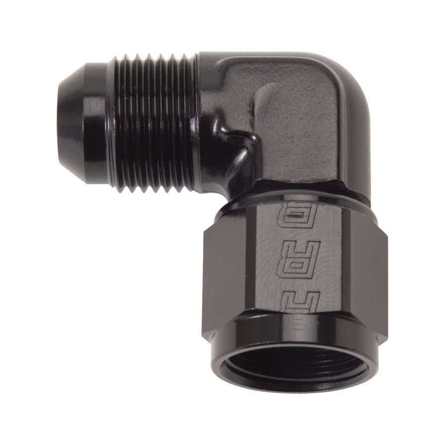 Russell 614805 6AN 90Deg FM to ML Flare Black Russell 614805