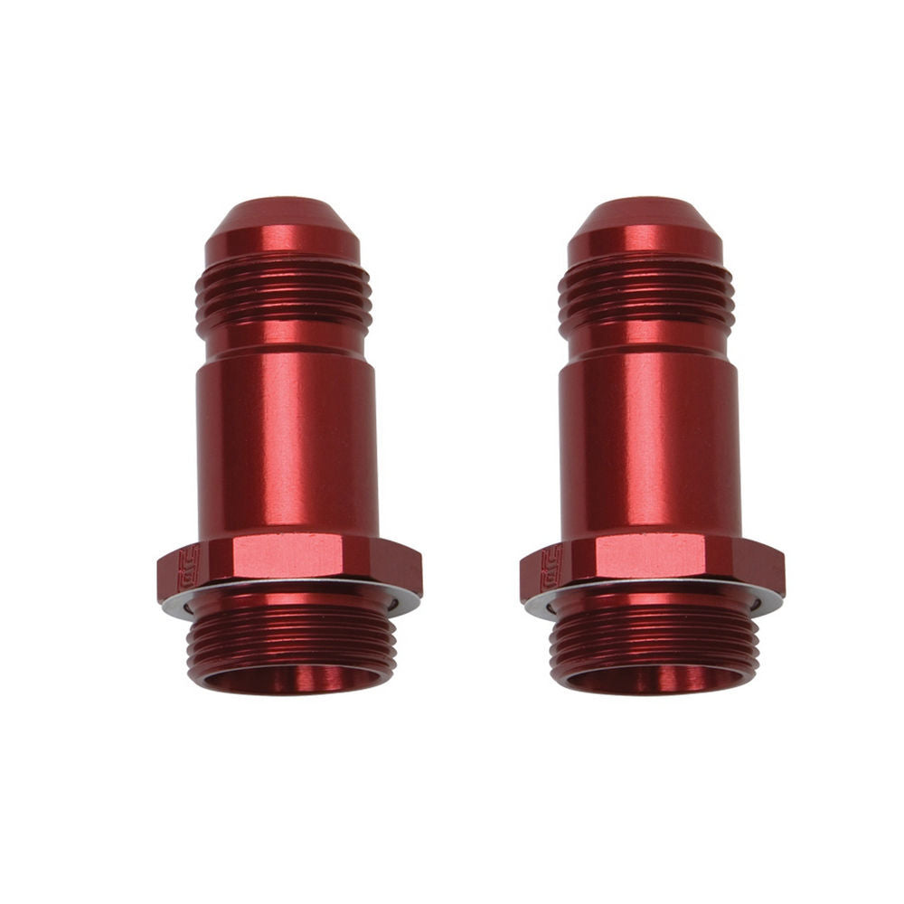 Russell 640210 8AN Male Dual Feed Holley Fitting (2 PACK) Russell 640210