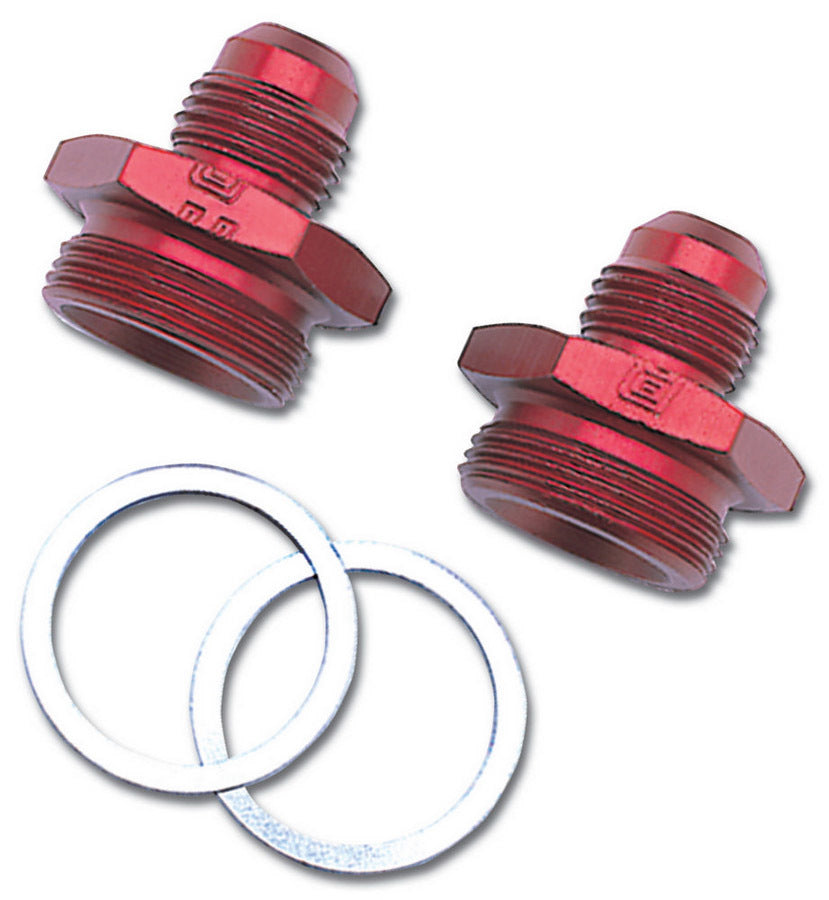 Russell 640220 6AN Male Dual Feed Holley Fitting (2 PACK) Russell 640220
