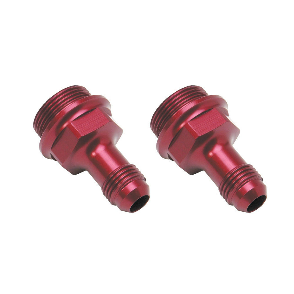 Russell 640360 6an x 7/8-20 Ext. Carb Fitting  Red Russell 640360