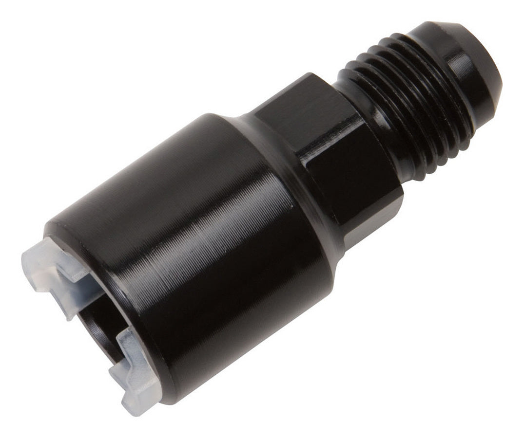 Russell 640863 Push-On EFI Fitting #6 to 5/16in Hard Tube Blck Russell 640863
