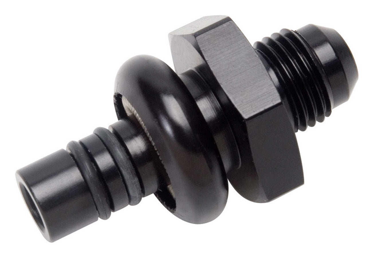 Russell 640873 Adapter EFI 6an Fitting Ford Return Side Black Russell 640873