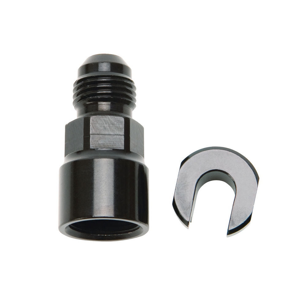 Russell 644123 EFI Adapter Fitting -6an Male to 3/8 SAE Quick Russell 644123