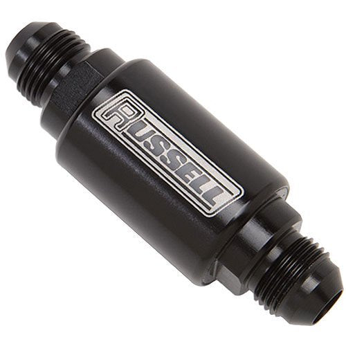 Russell 650103 P/C #8 3-1/4in Fuel Filter - Black Russell 650103
