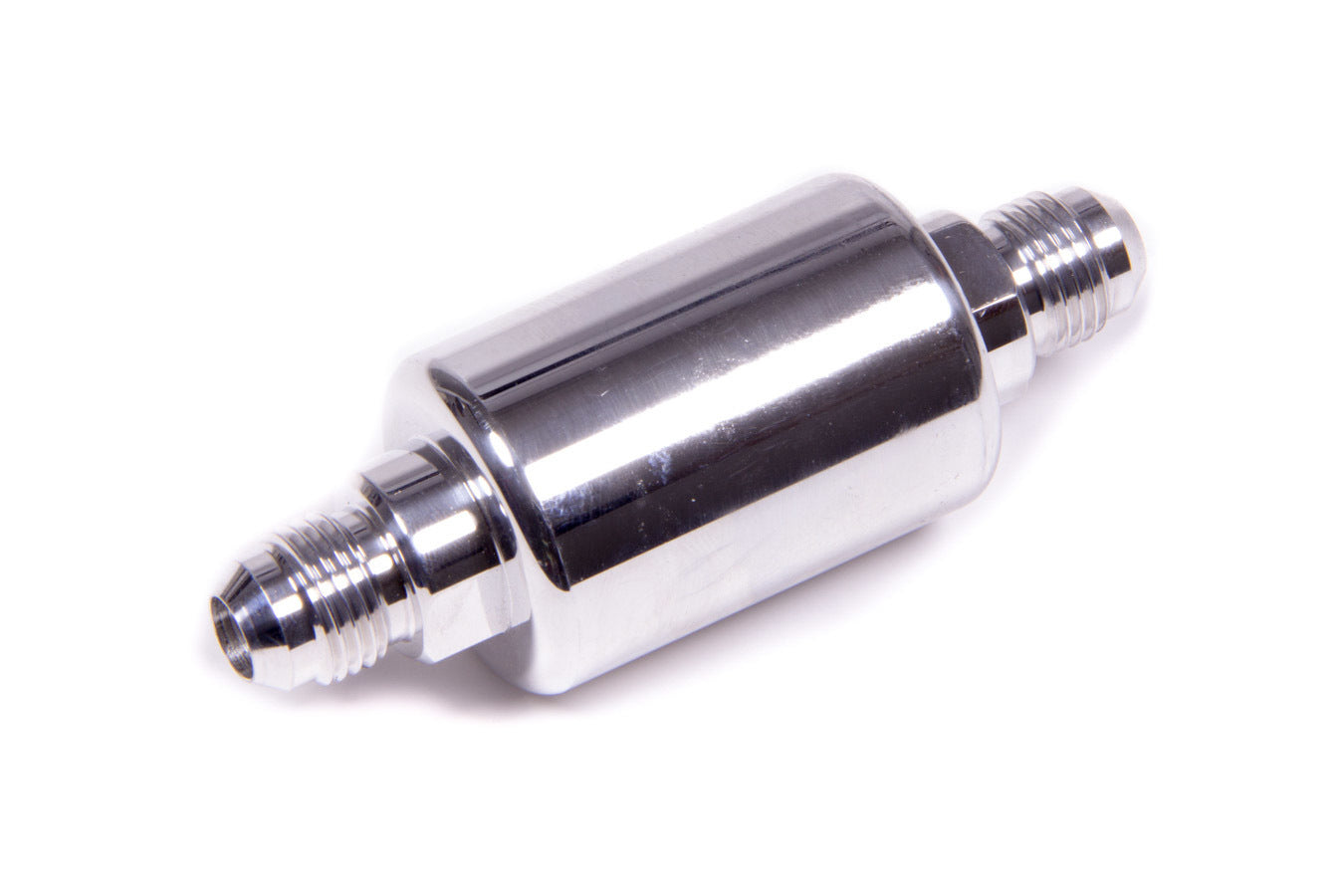 Russell 650140 #6 Aluminum Fuel Filter Polished 3in x 1-1/4in Russell 650140
