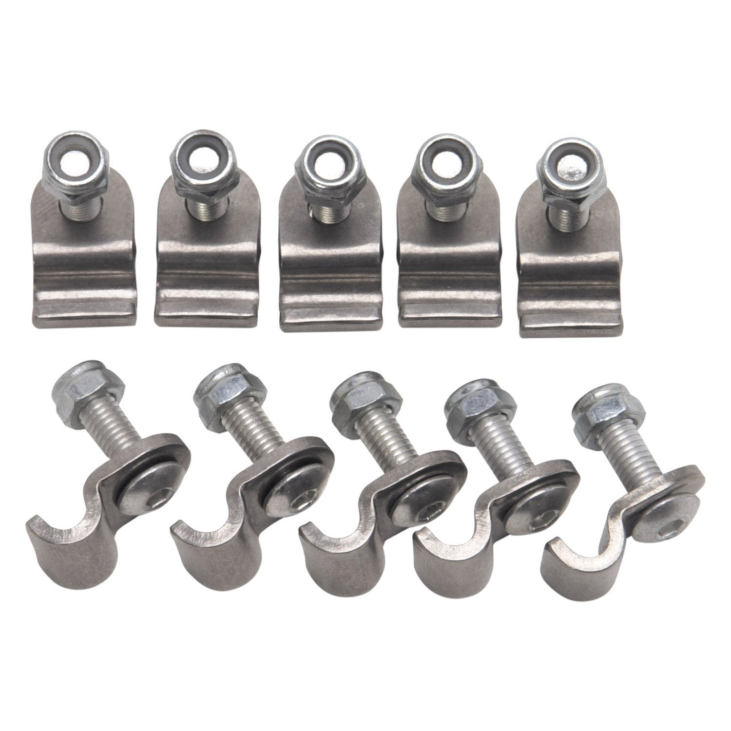 Russell 654030 3/16in SS Brake Line Clamps - 12pk Russell 654030