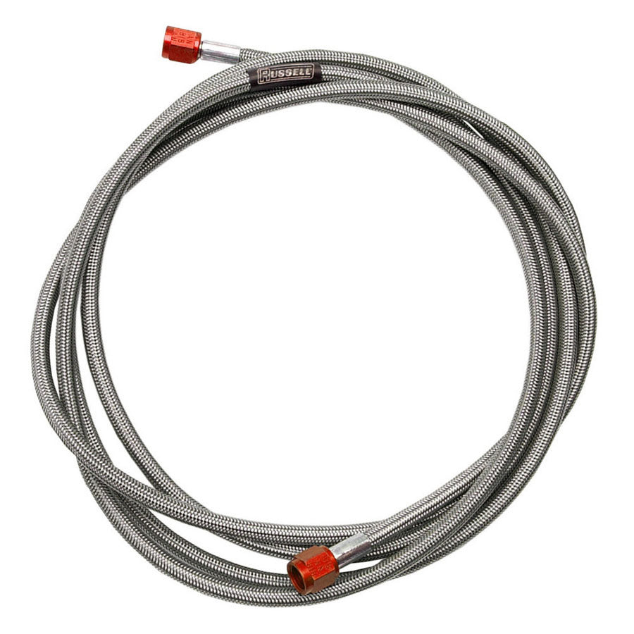 Russell 658070 3AN 12in Fuel Line Red Ends Russell 658070