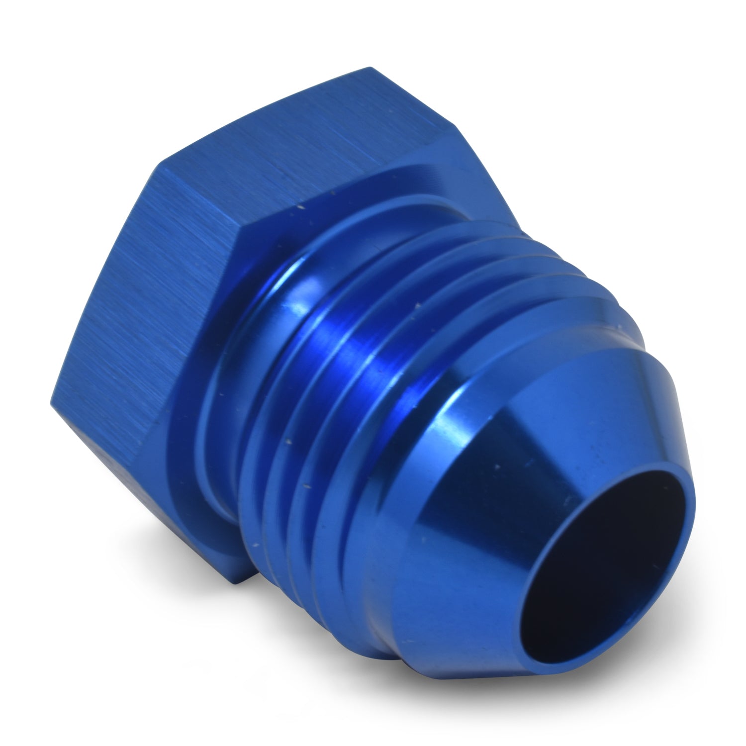 Russell 660190 6AN Flare Plug Adapter Blue Russell 660190