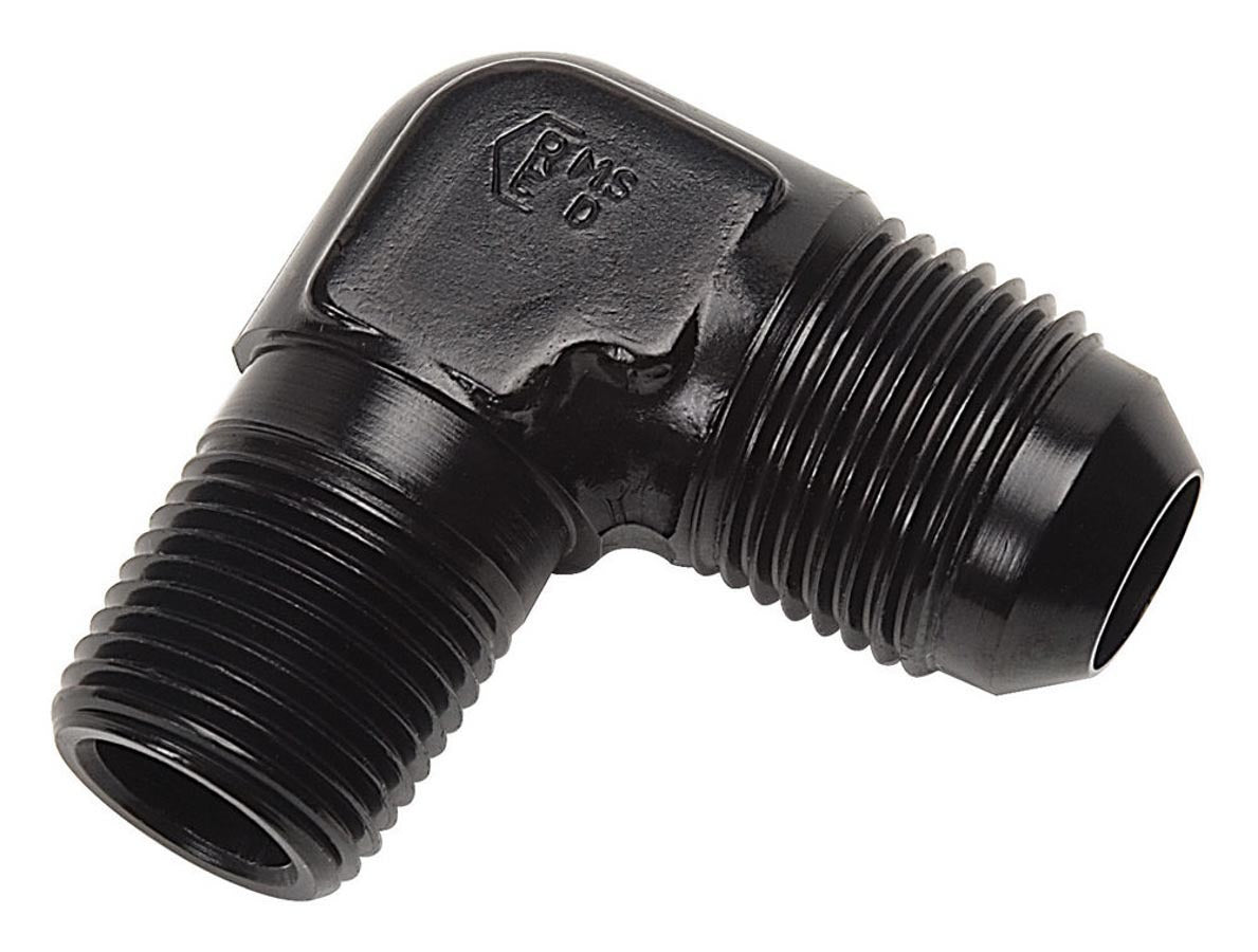 Russell 660833 6AN 90Deg to 1/8NPT Black Russell 660833
