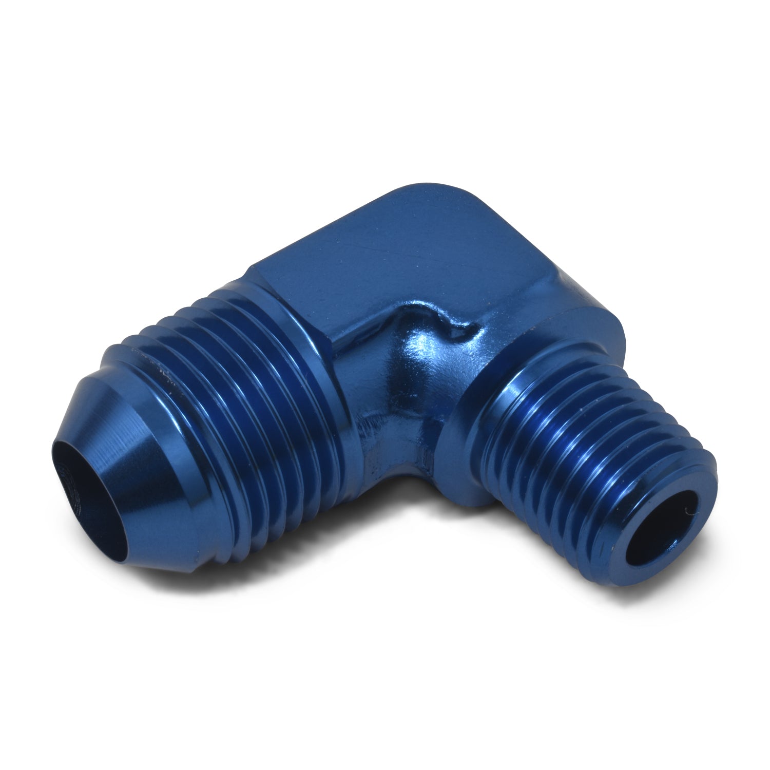 Russell 660870 8AN 90Deg to 1/2NPT Blue Russell 660870