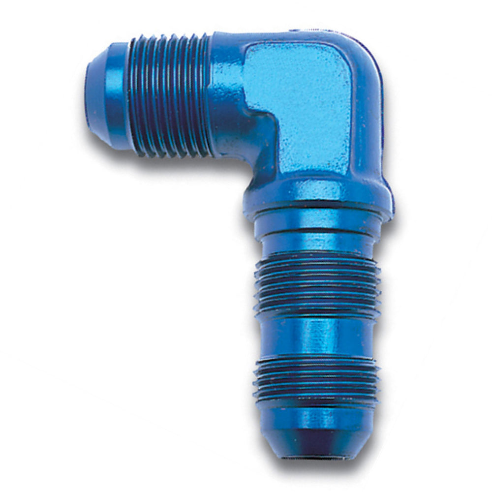 Russell 661250 6AN 90Deg Bulkhead Blue Russell 661250