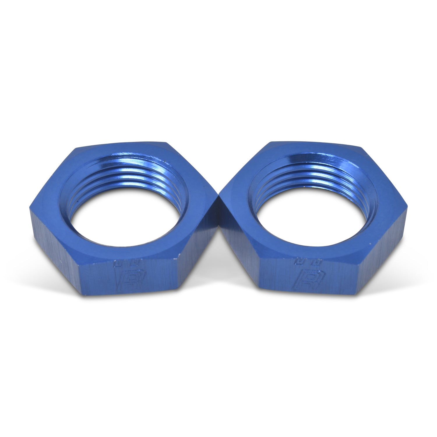Russell 661880 4AN Bulkhead Nuts Blue 2/pkg Russell 661880