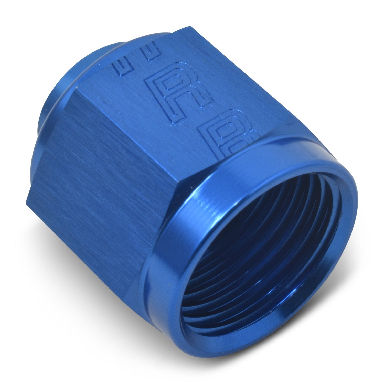 Russell 661990 12AN Flare Cap Blue Russell 661990