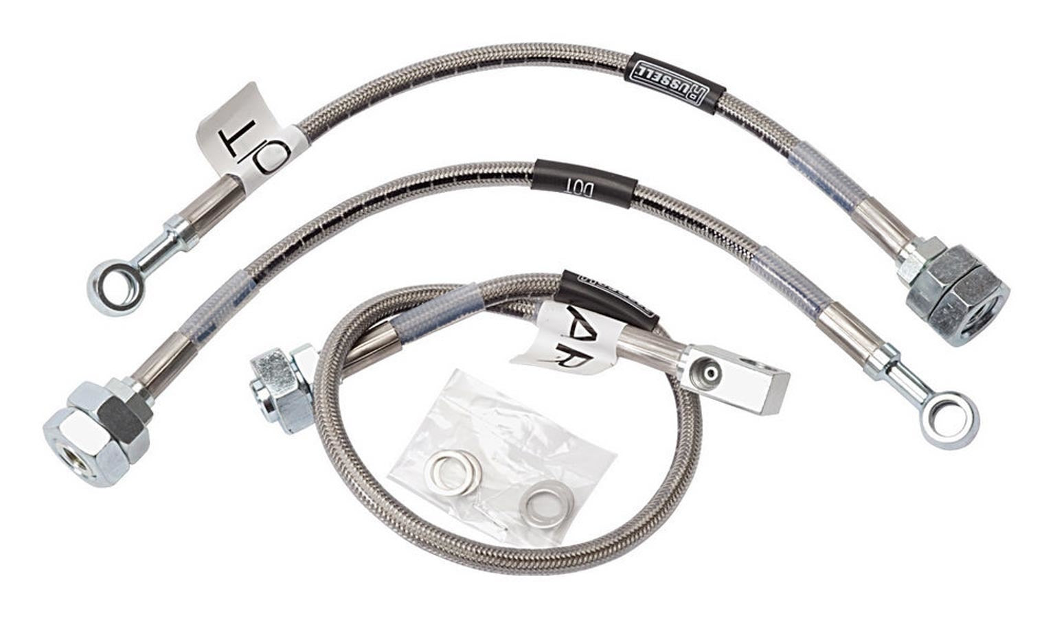 Russell 672330 Brake Hose Kit - GM S10/ S15 Trk/SUV 82-91 2wd Russell 672330