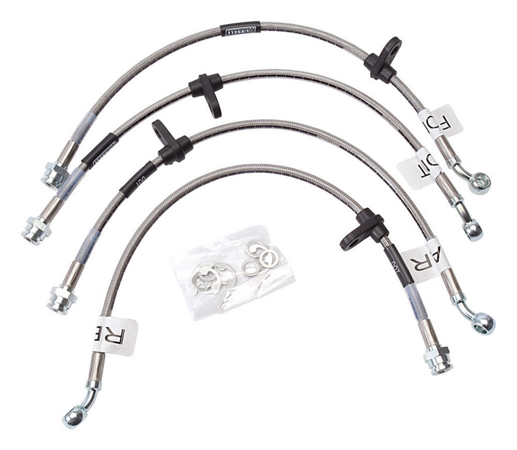 Russell 684510 99-02 Civic Brake Lines Cpe Si Front/Rear Disc Russell 684510