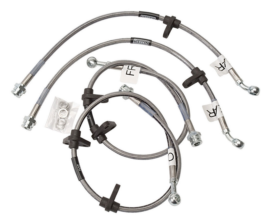 Russell 684850 94-01 Integra Brake Line Front/Rear Disc Russell 684850