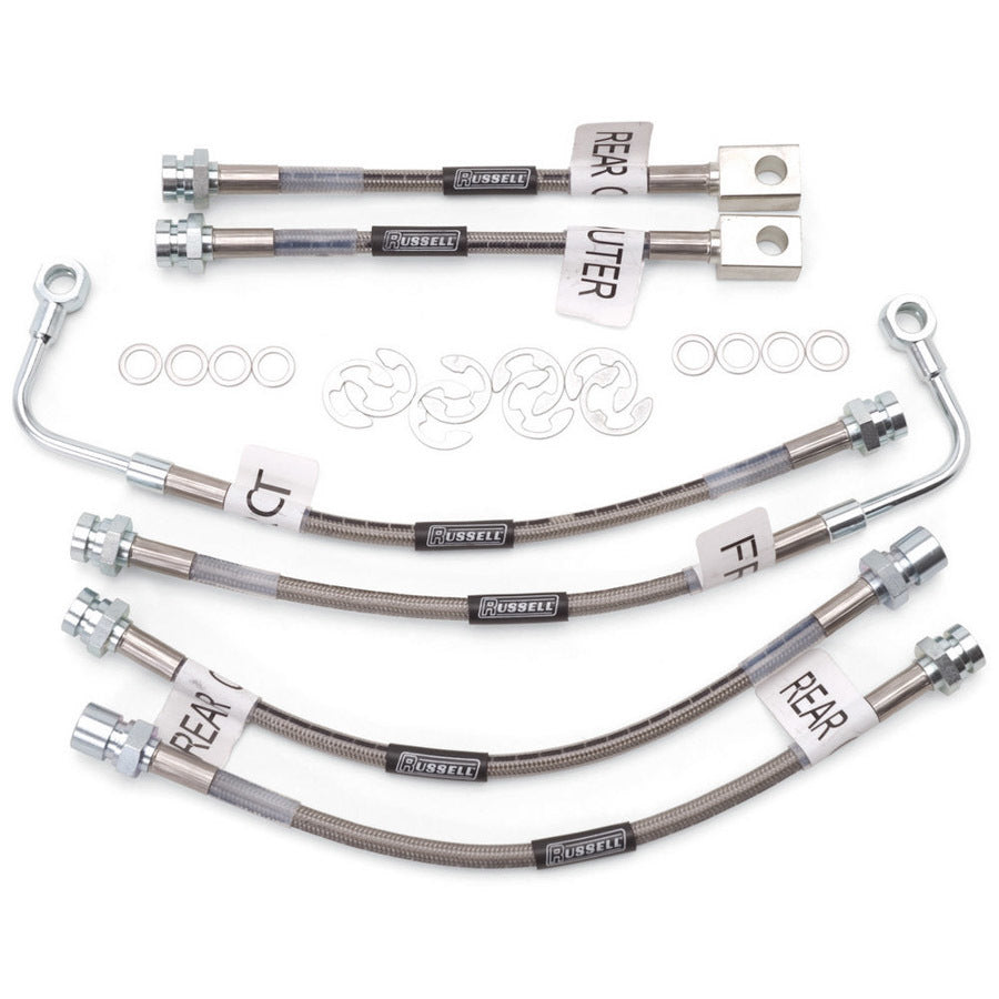 Russell 692290 Brake Hose Kit 98-02 Camaro w/ Trac Control Russell 692290