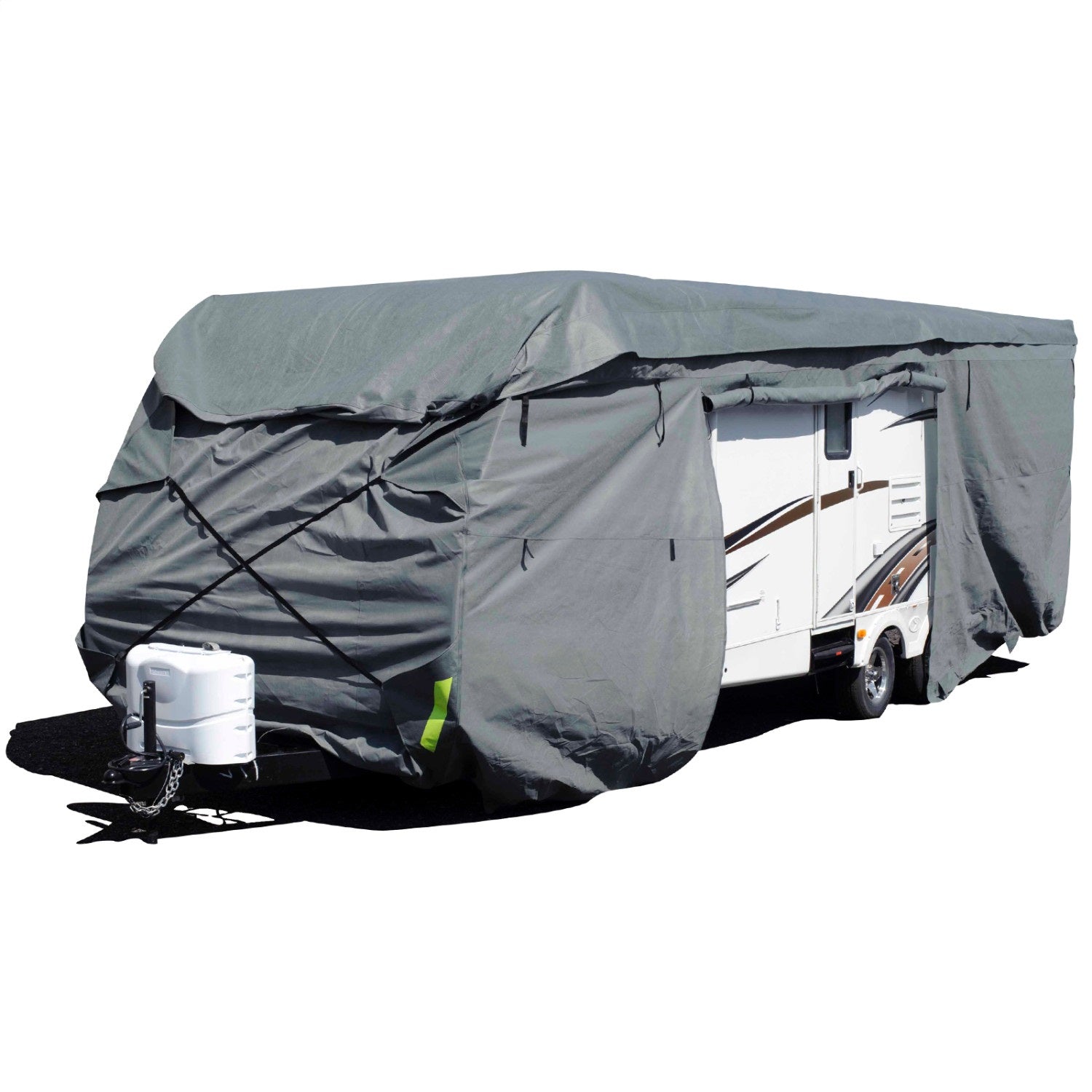 Budge RVRB-52 Standard Toy Haul RV Cover; Fits 348 in. L x 105 in. W x 116 in. H; Gray; Budge RVRB-52