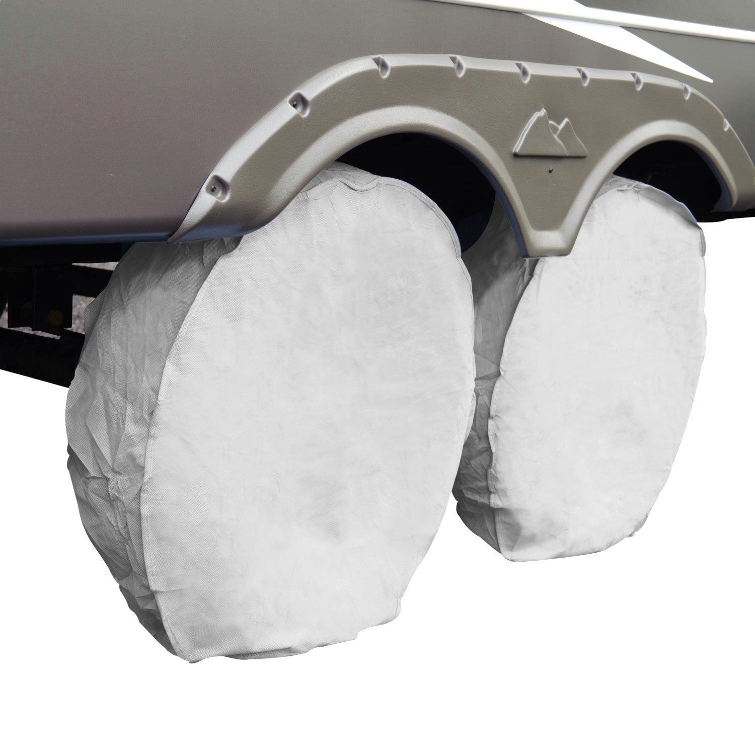 Budge RVRPT-3 Premier RV Wheel Cover; Fits 29 in. W x 31.75 in. H; Gray; Budge RVRPT-3
