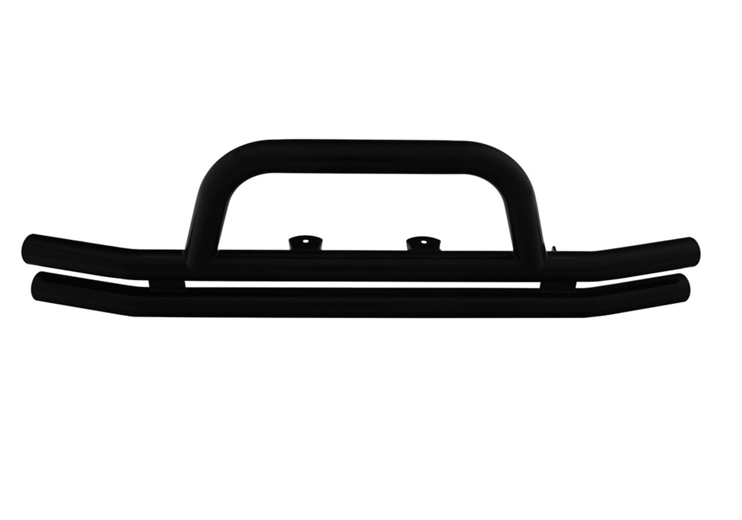 Rampage 86620 Front Double Tube Bumper; w/Hoop; Black; Rampage 86620