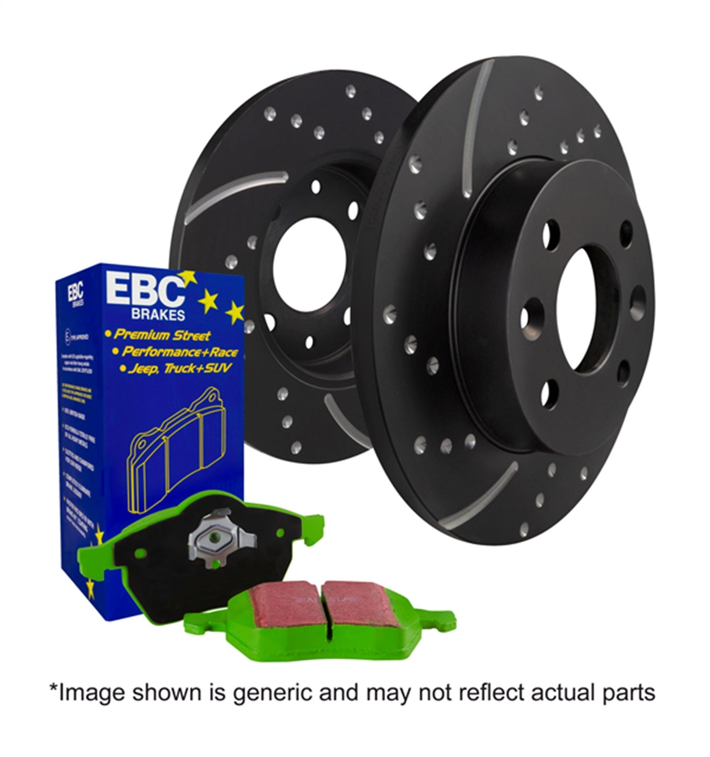 EBC Brakes S10KR1199 S10 Kits Greenstuff 2000 and GD Rotors EBC Brakes S10KR1199