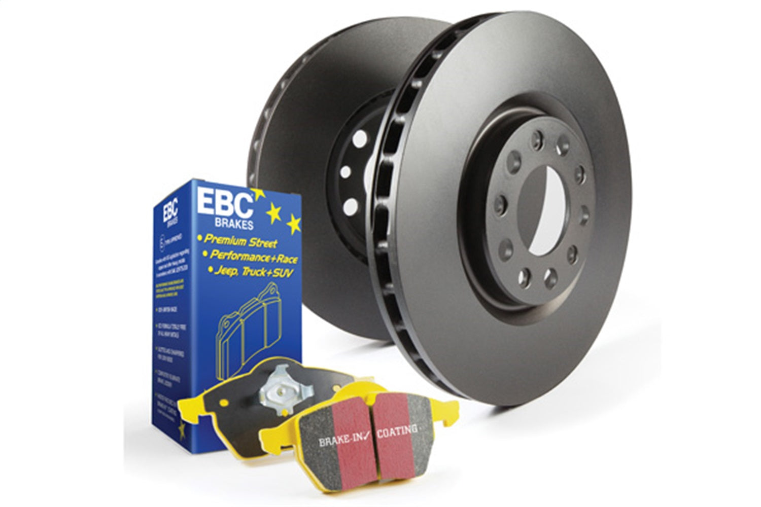 EBC Brakes S13KR1386 S13 Kits Yellowstuff and RK Rotors EBC Brakes S13KR1386