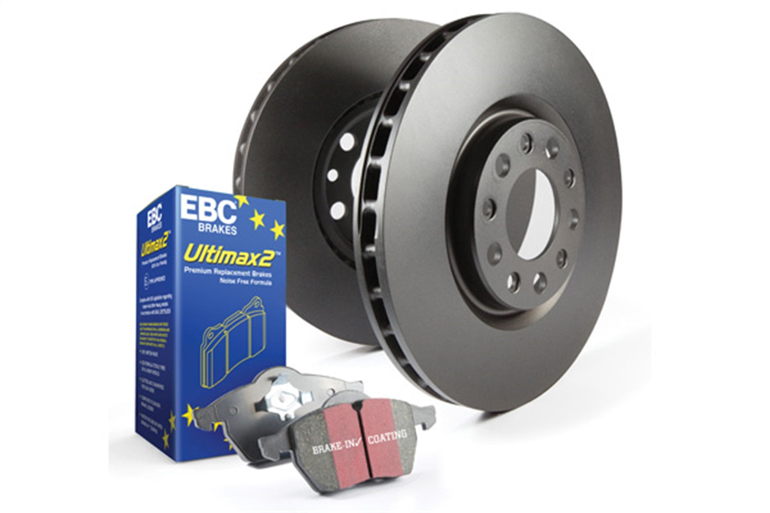 EBC Brakes S20K1443 S20 Kits Ultimax and Plain Rotors EBC Brakes S20K1443