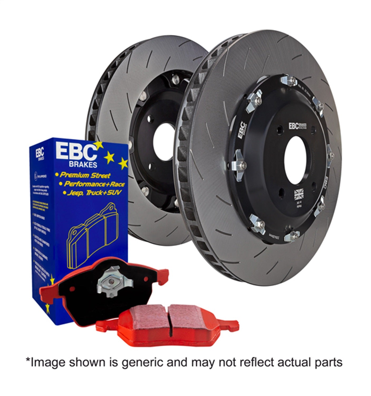 EBC Brakes Racing S25KF1024 S25 Kits Redstuff And SG Rotor EBC Brakes Racing S25KF1024