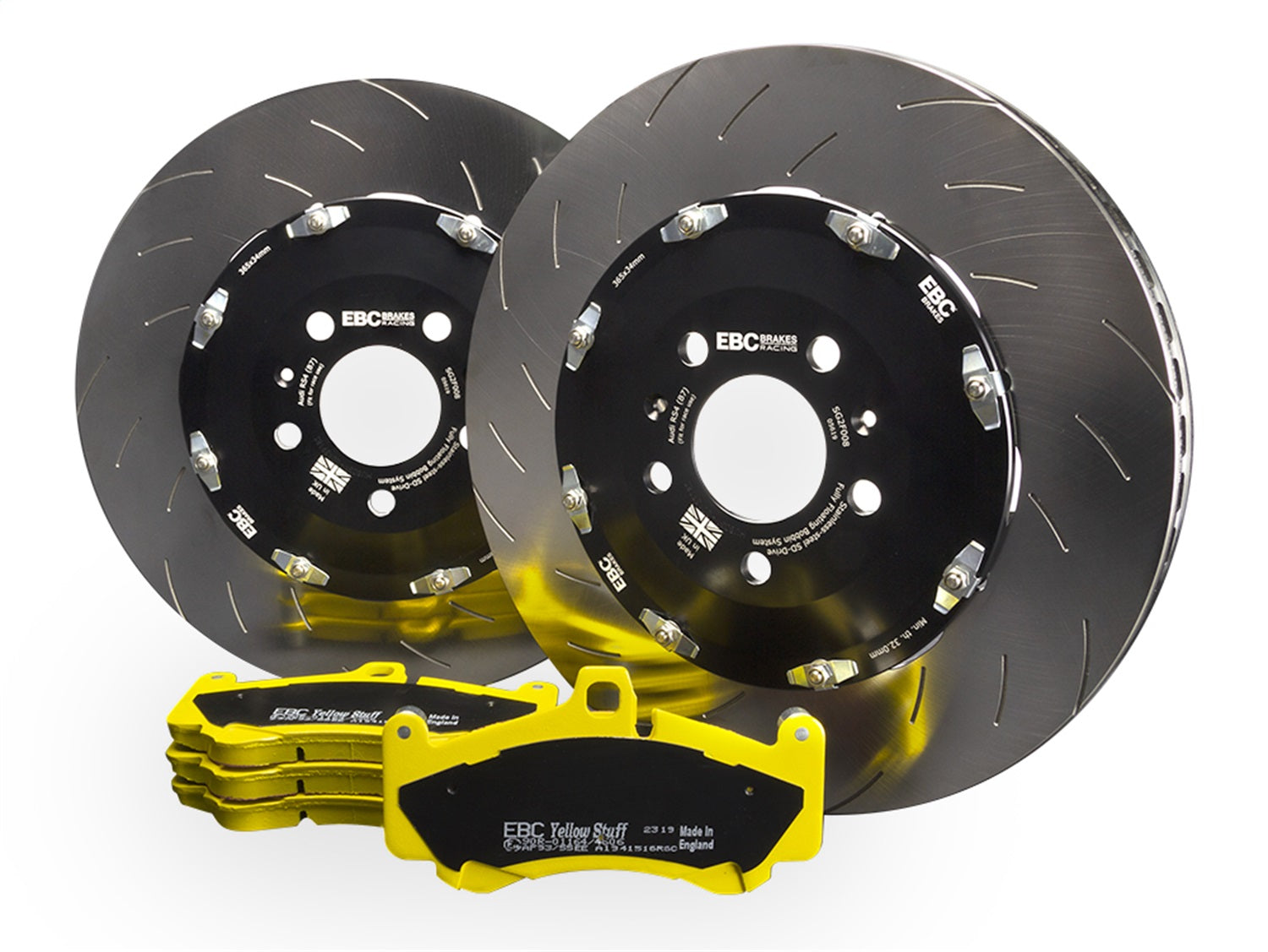EBC Brakes Racing S26KR1003 S26 Kits Yellowstuff And SG Rotor; Rear; DP41110R/SG2F007; EBC Brakes Racing S26KR1003