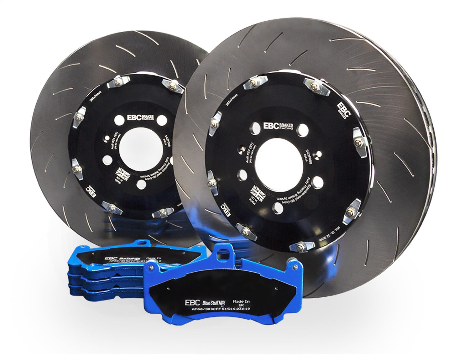EBC Brakes Racing S27KF1025 S27 Kits Bluestuff And SG Rotor; Front; EBC Brakes Racing S27KF1025