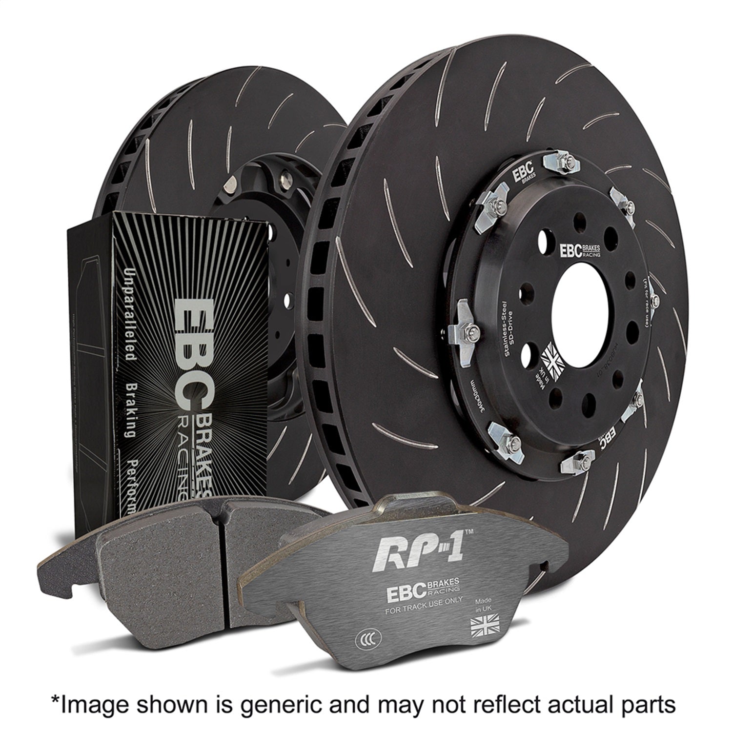 EBC Brakes Racing S29KF1021 S29 Kits EBC RP-1 Pads And SG Rotor EBC Brakes Racing S29KF1021
