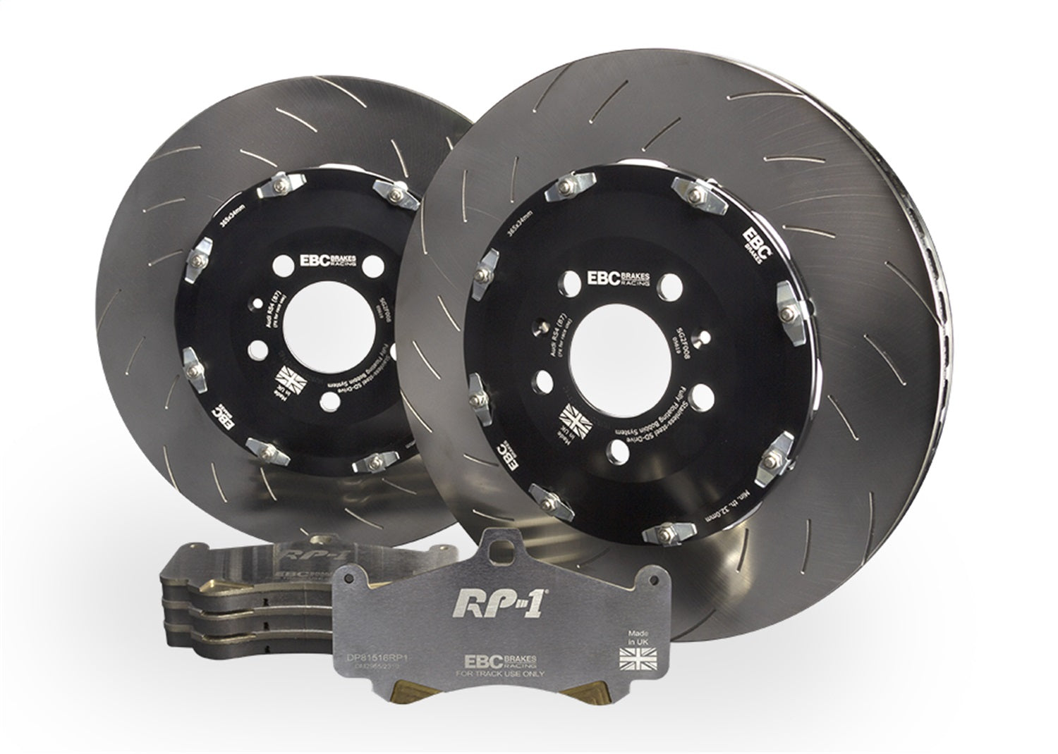 EBC Brakes Racing S29KF1019 S29 Kits EBC RP-1 Pads And SG Rotor EBC Brakes Racing S29KF1019