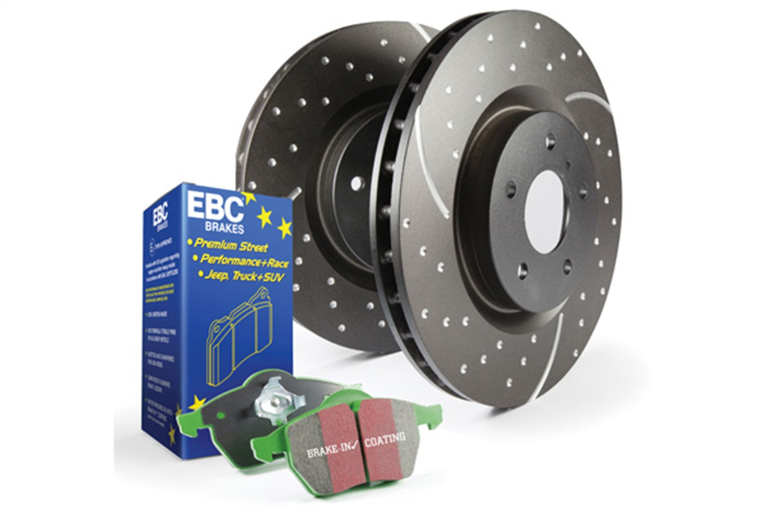 EBC Brakes S3KF1153 S3 Kits Greenstuff 6000 and GD Rotors Truck/SUV EBC Brakes S3KF1153