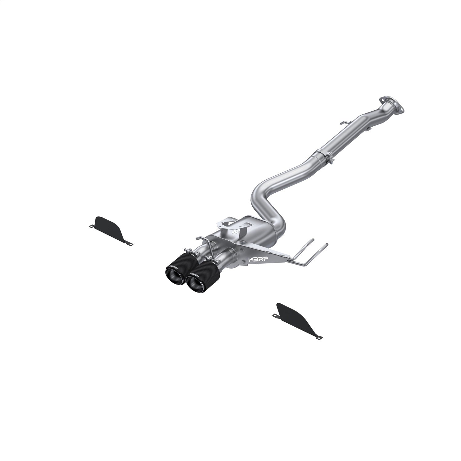MBRP Exhaust S43033CF Armor Pro Cat Back Exhaust System MBRP Exhaust S43033CF