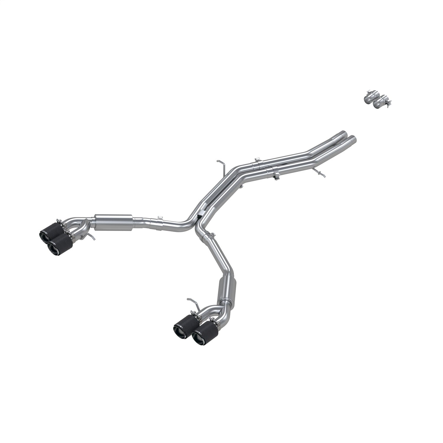 MBRP Exhaust S46073CF Armor Pro Cat Back Exhaust System MBRP Exhaust S46073CF