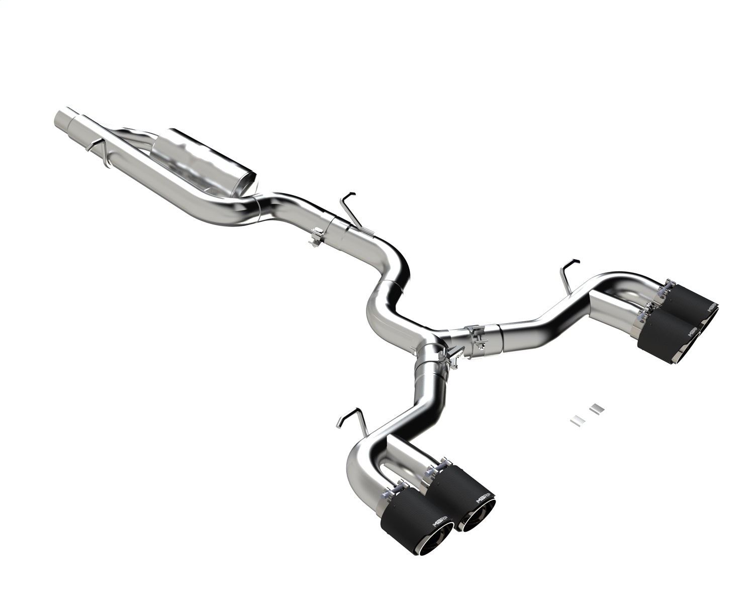 MBRP Exhaust S46123CF Armor Pro Cat Back Exhaust System MBRP Exhaust S46123CF