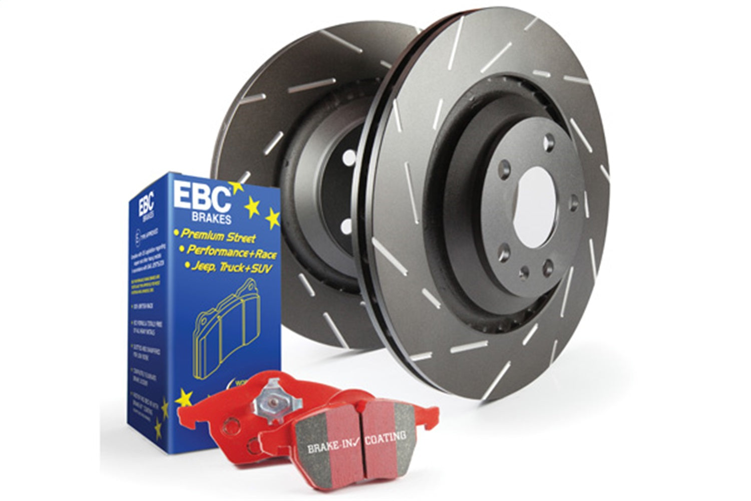 EBC Brakes S4KF1035 S4 Kits Redstuff and USR Rotor EBC Brakes S4KF1035