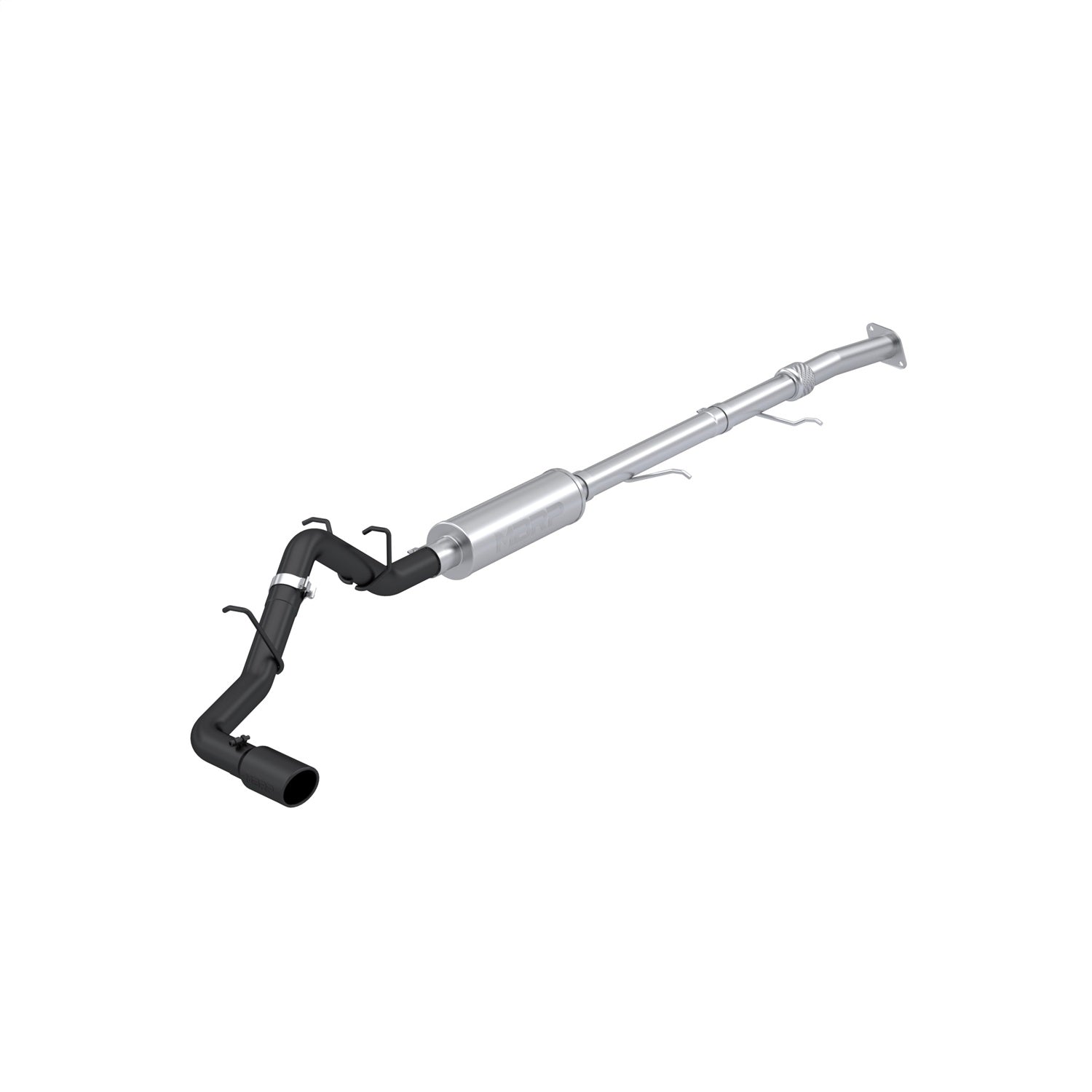 MBRP Exhaust S5015BLK Armor BLK Cat Back Exhaust System MBRP Exhaust S5015BLK