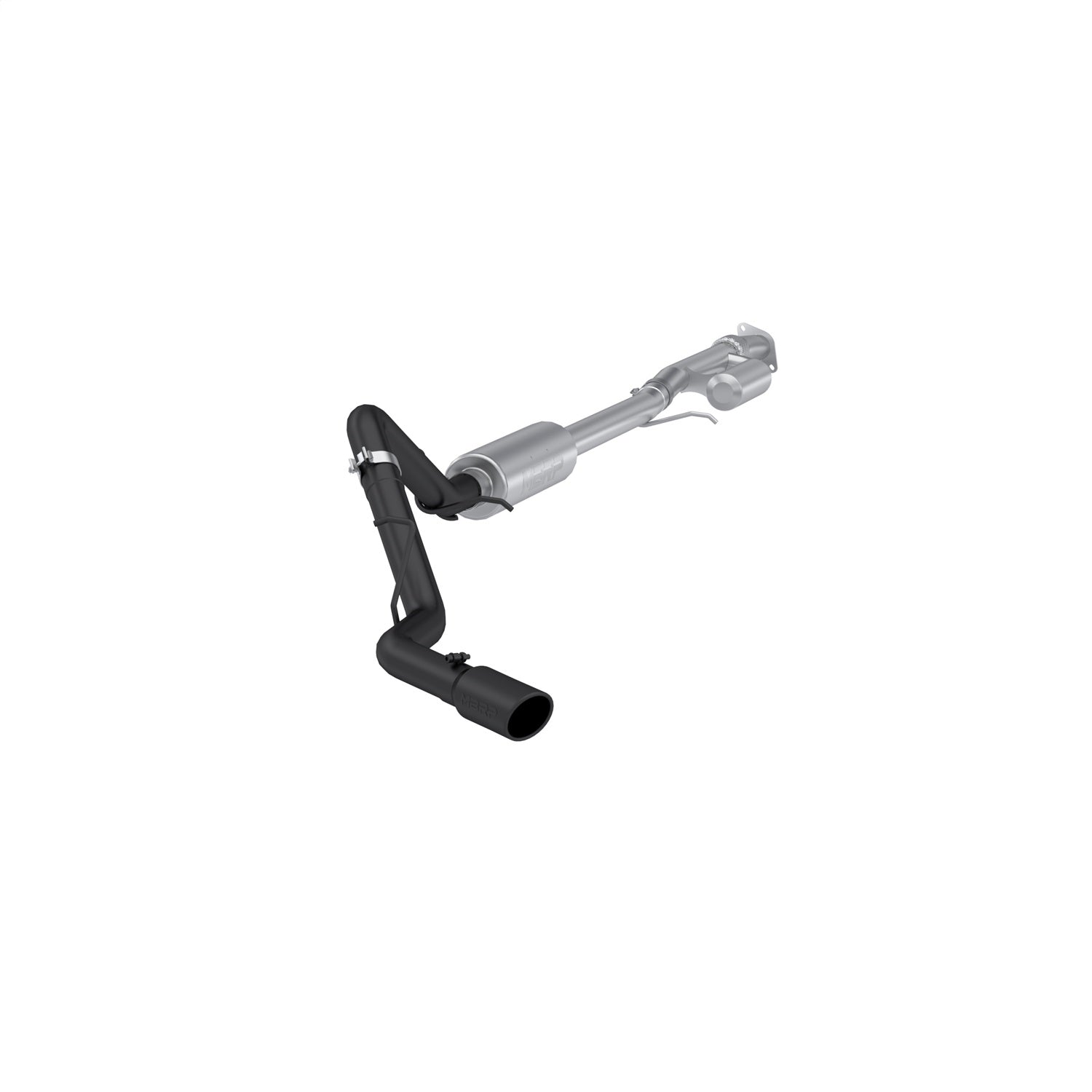 MBRP Exhaust S5019BLK Armor BLK Cat Back Exhaust System MBRP Exhaust S5019BLK
