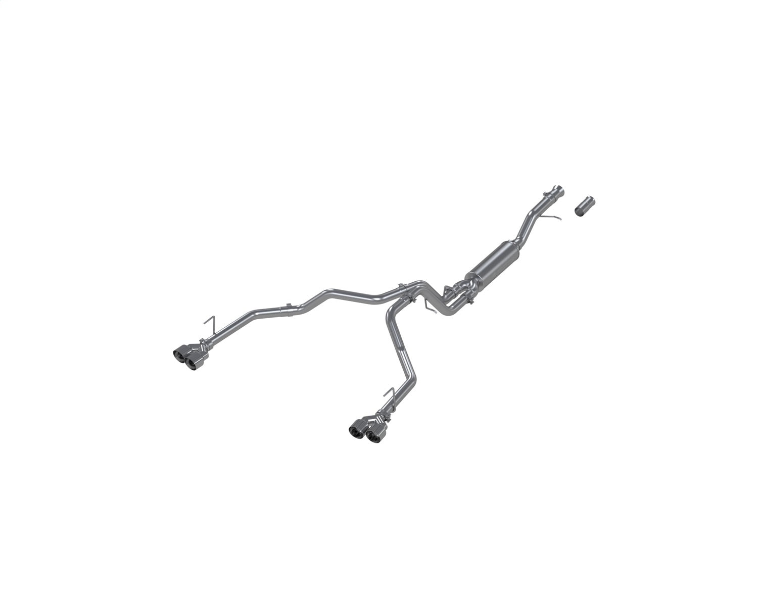 MBRP Exhaust S5057AL Armor Lite Cat Back Performance Exhaust System MBRP Exhaust S5057AL