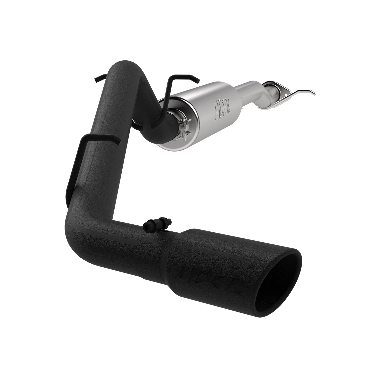 MBRP Exhaust S5090BLK Armor BLK Cat Back Exhaust System MBRP Exhaust S5090BLK