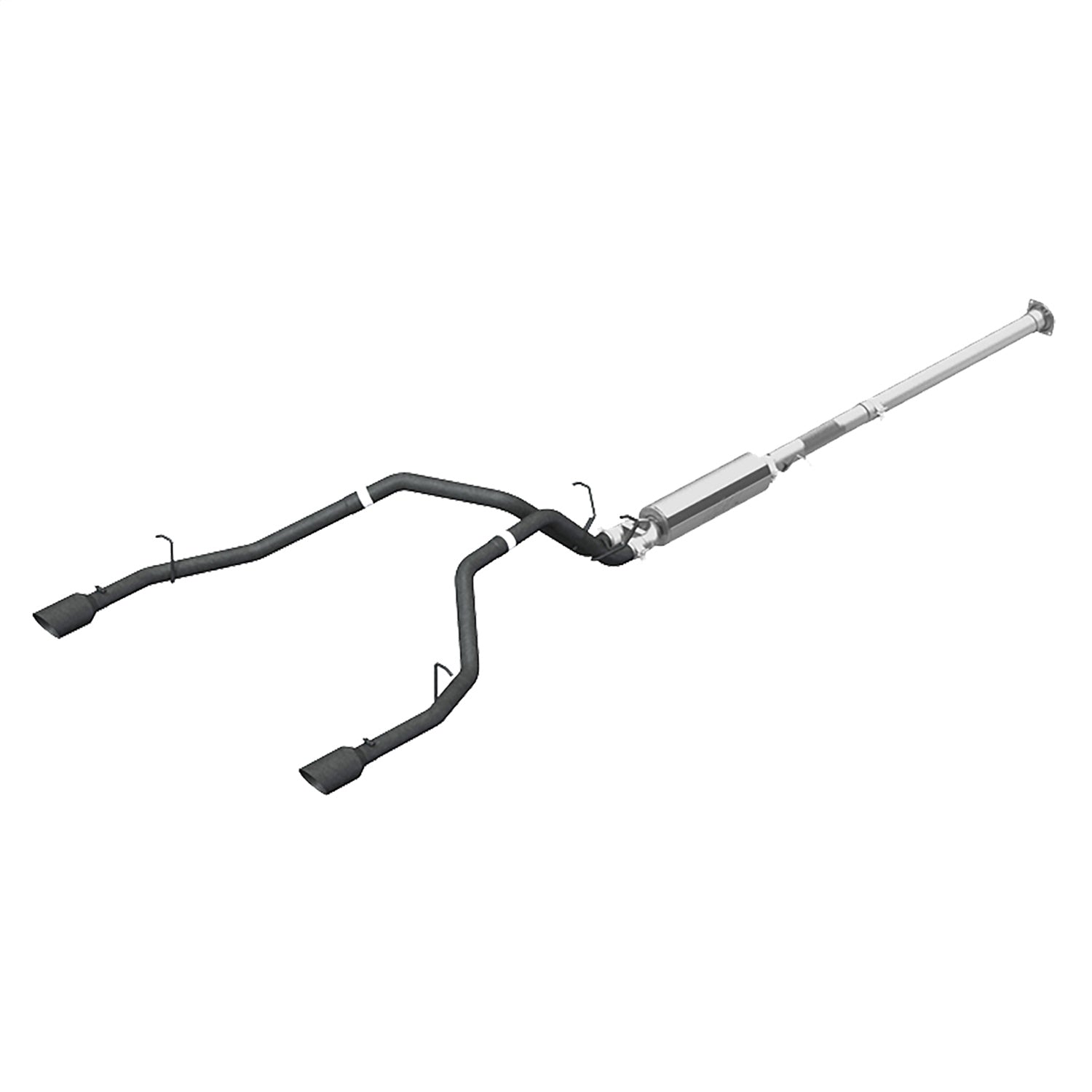 MBRP Exhaust S5152BLK Armor BLK Cat Back Exhaust System MBRP Exhaust S5152BLK