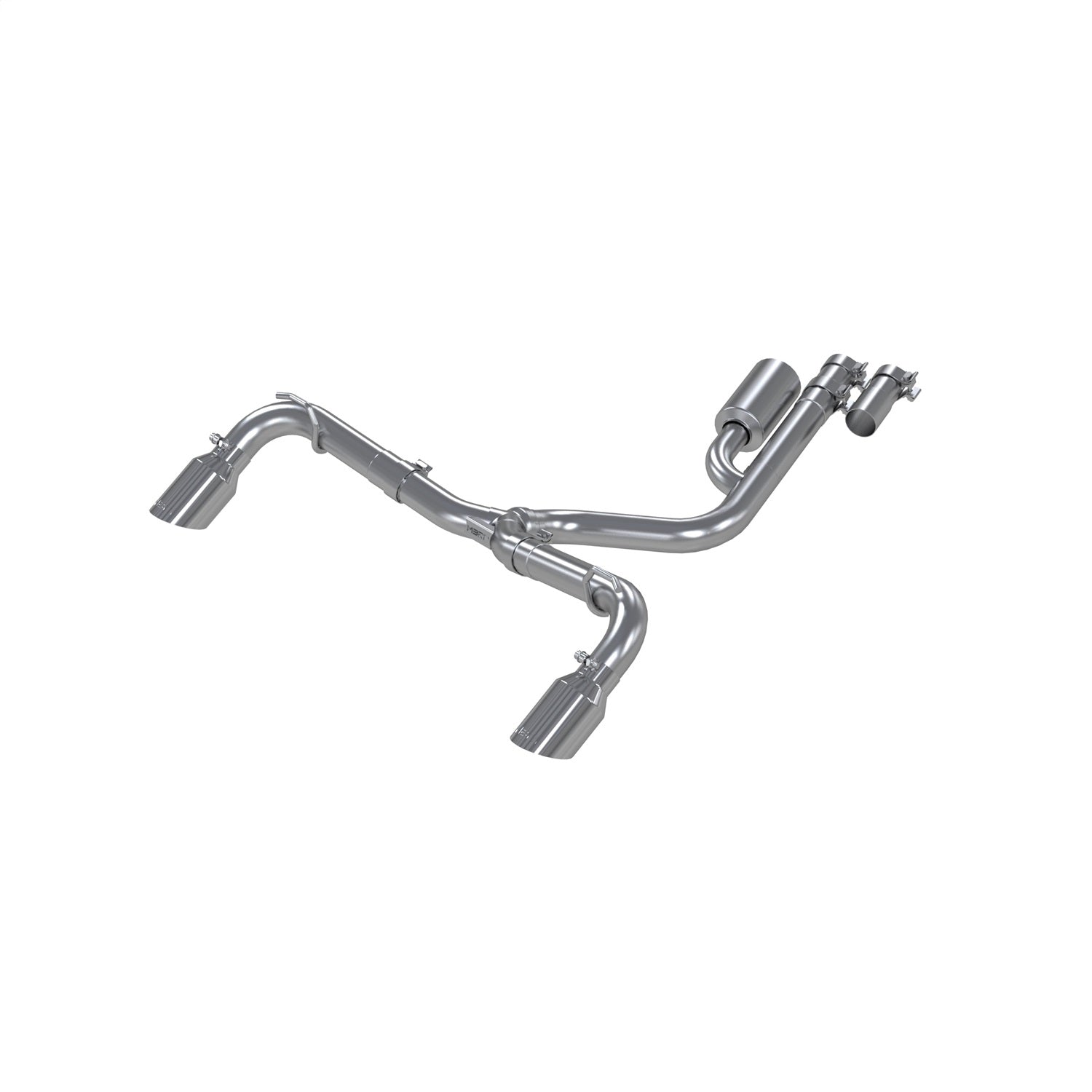 MBRP Exhaust S5207AL Armor Lite Resonator Back Exhaust System MBRP Exhaust S5207AL