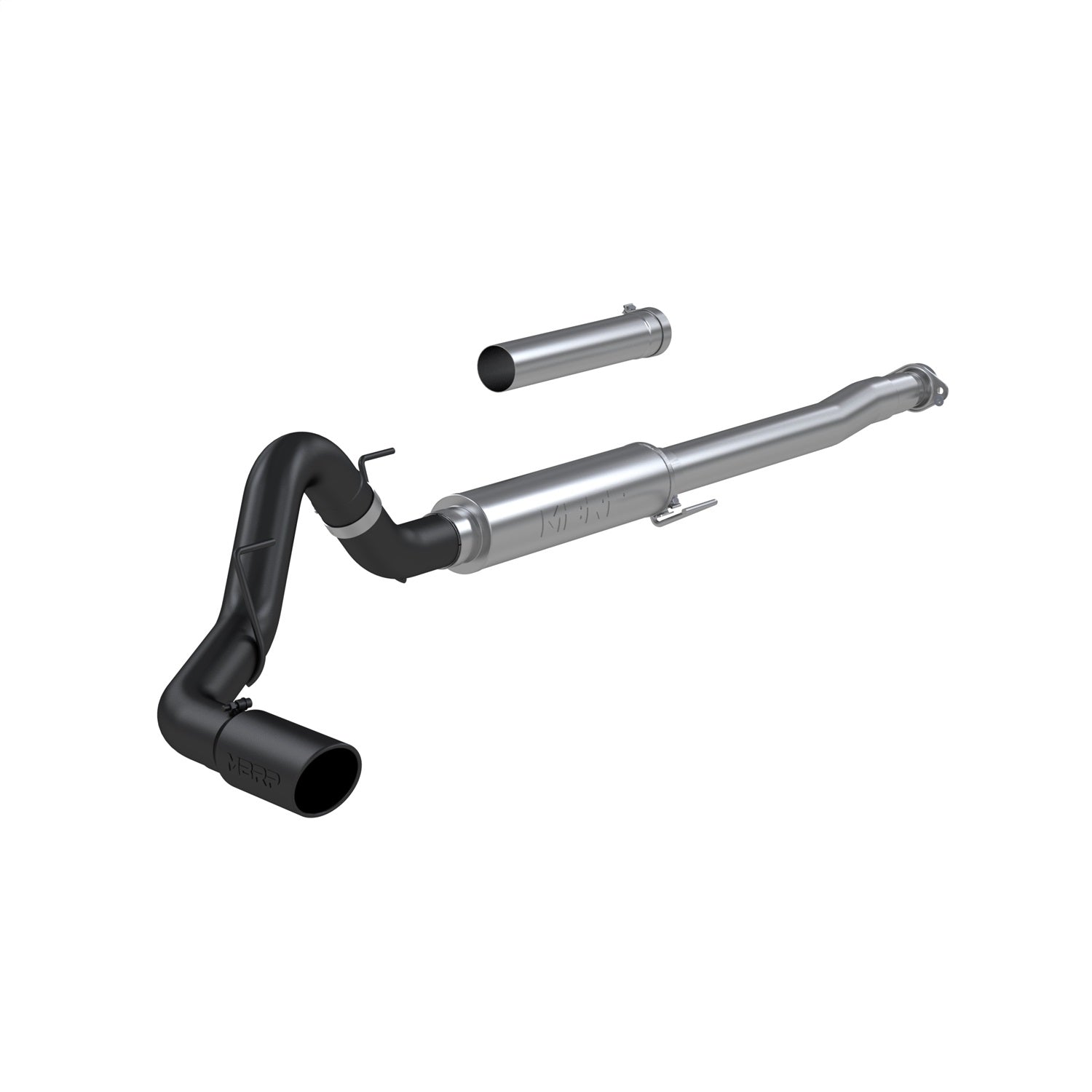 MBRP Exhaust S5209BLK Armor BLK Cat Back Exhaust System MBRP Exhaust S5209BLK